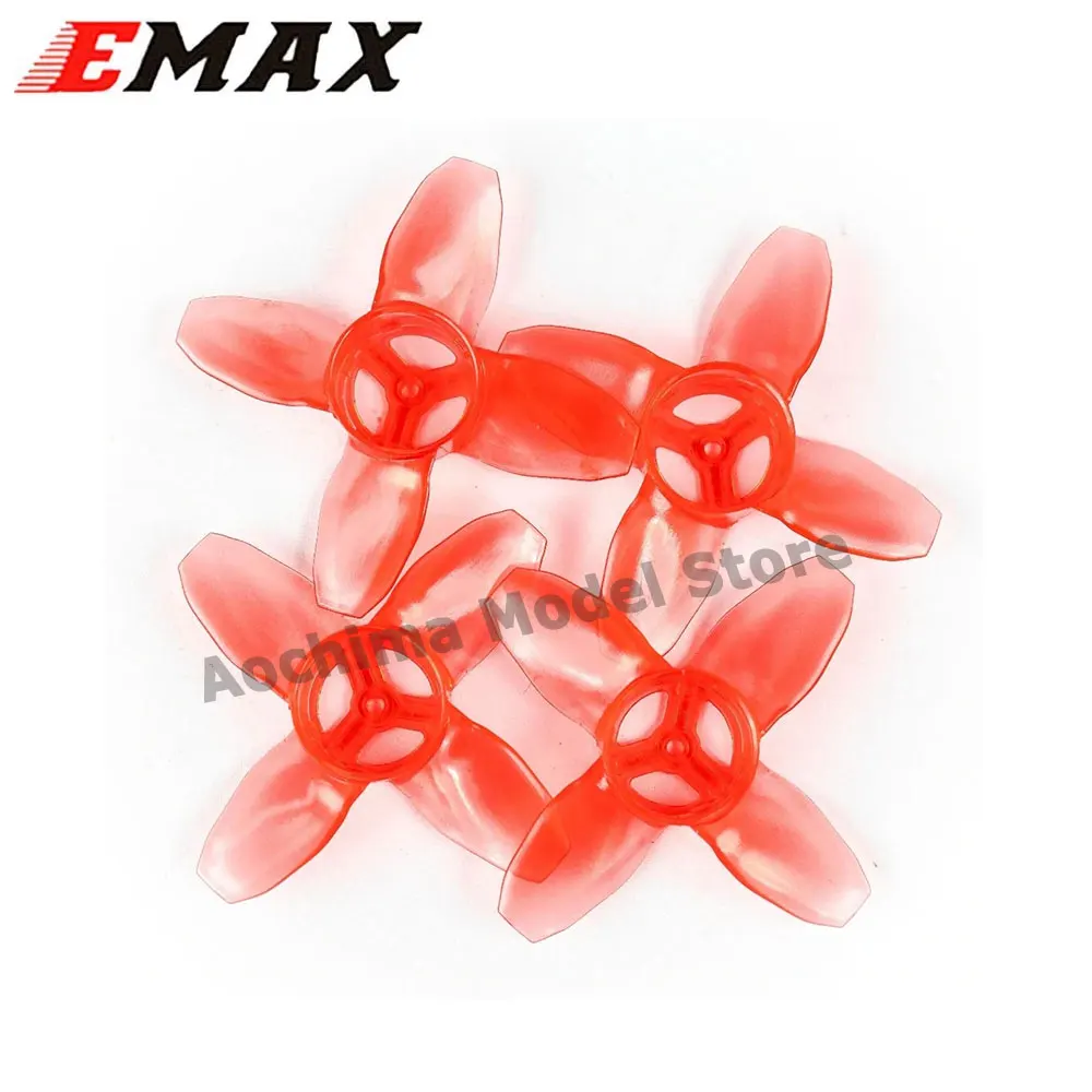 2Pairs 2CW+2CCW EMAX Avan Tinyhawk TH Turtlemode Propeller 4-Paddle 40mm Props for Indoor Flying 08025 Motor