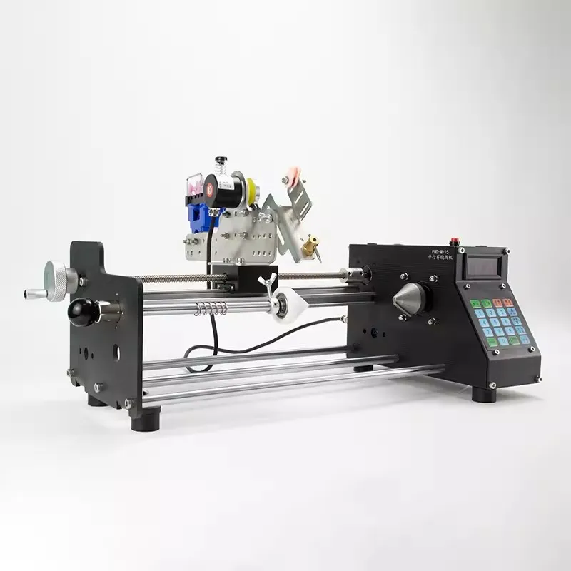 Automatic CNC Winding Machine 24V10A Electric Stranded Wire Winding Machine Counting Meters Fish Coil/Cotton Wire Enameling Tool