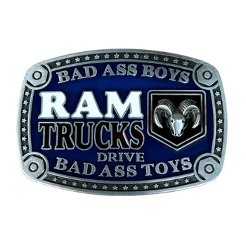 Kamyon sürücüsü koyun kafası kemer tokası batı kovboy