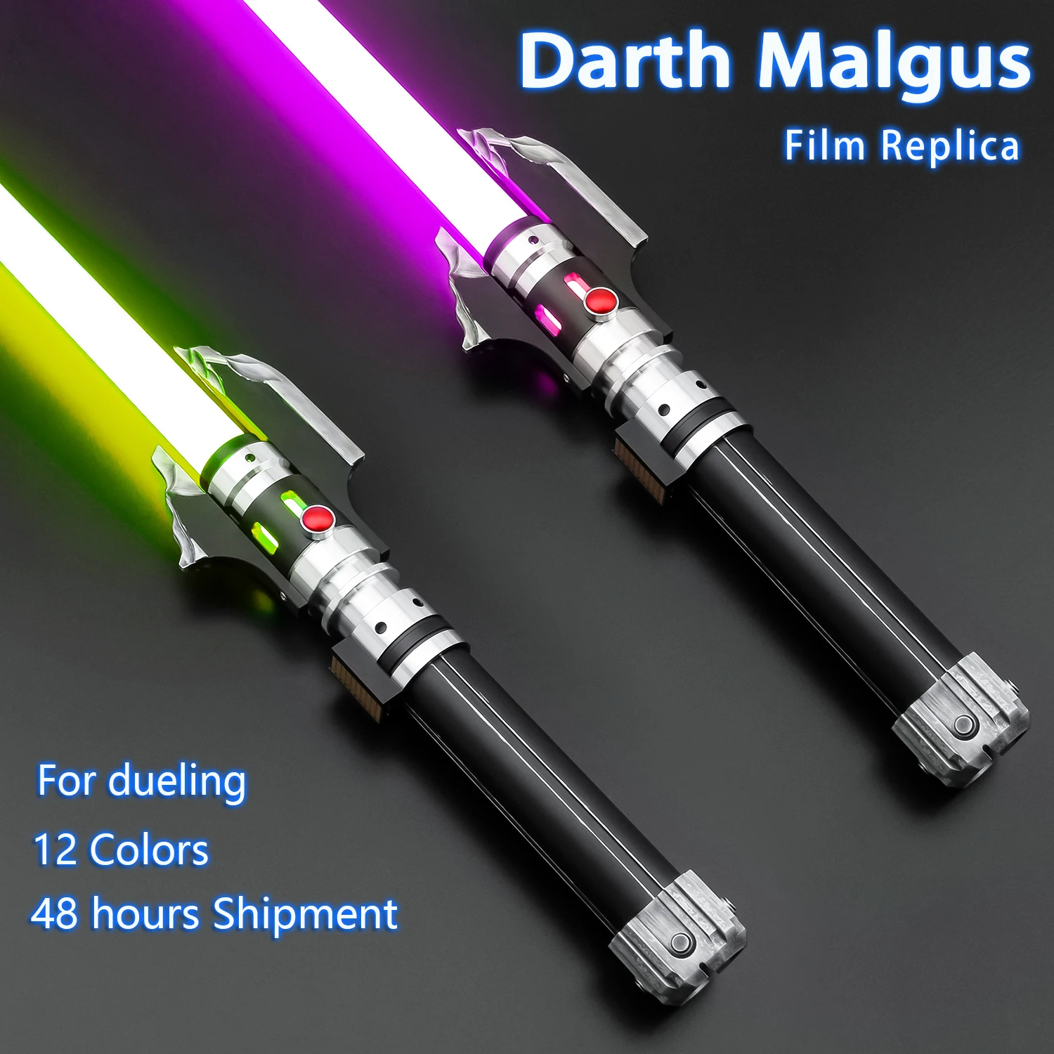 TXQSABER High Quality Darth Malgus Replica  Lightsaber RGB Pixel Proffie 2.2 Smooth Swing 27 Sets Soundfonts Cosplay Gift