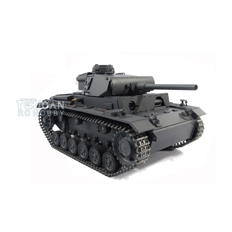 

Metal Mato 1/16 Panzer III RC RTR Tank Model Infrared Version Gray 1223 RC Panzer Toys for Boys TH00663-SMT4