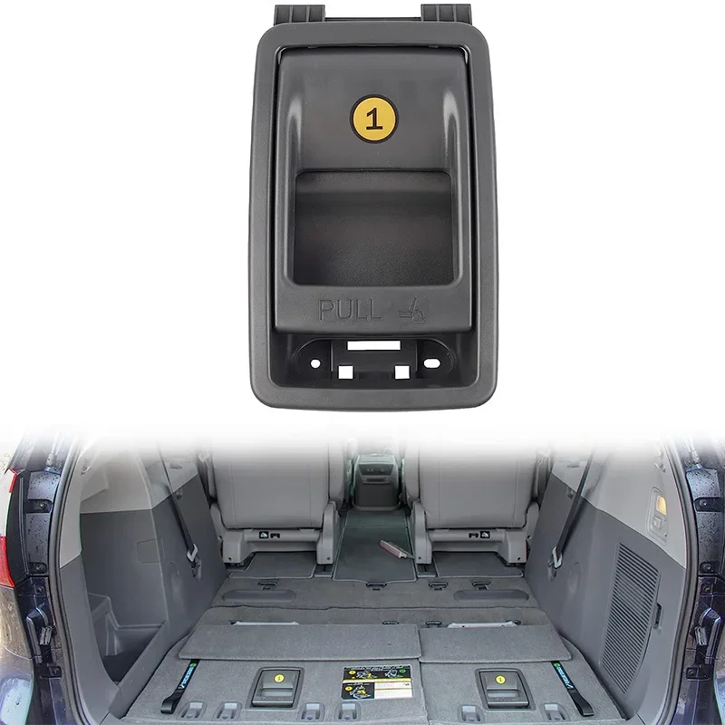 

1 шт. задняя складная защелка сиденья, рамка ручки 72909-08011-C0 для Toyota Sienna 2014-2018