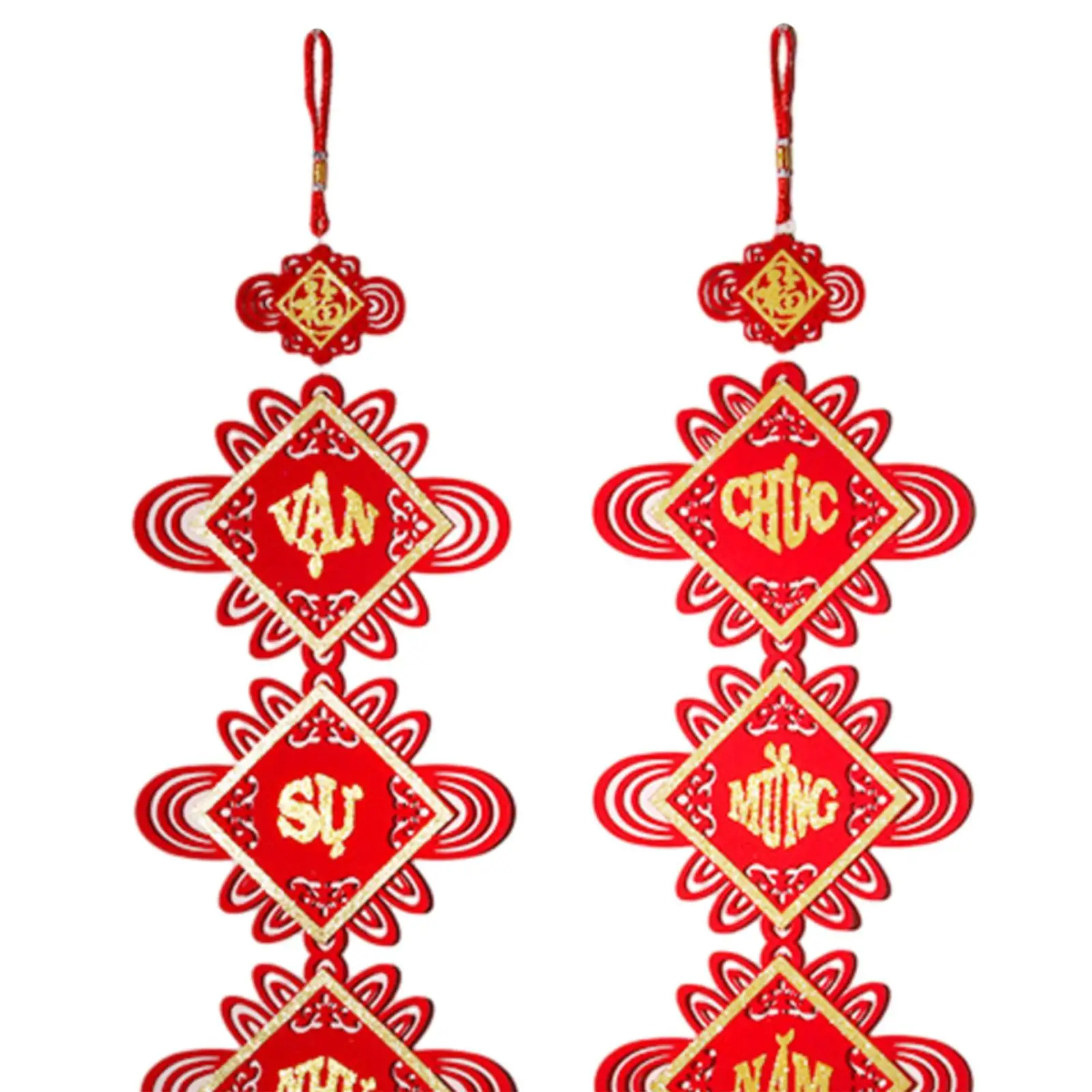 Spring Festival Door Sign Blessing Characters Chinese New Year Hanging