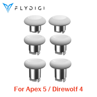 Flydigi Apex 5/Direwolf 4 Replacement Joystick Set With Multiple Height Joystick Hats Compatible For Easy Disassemble Face Shell
