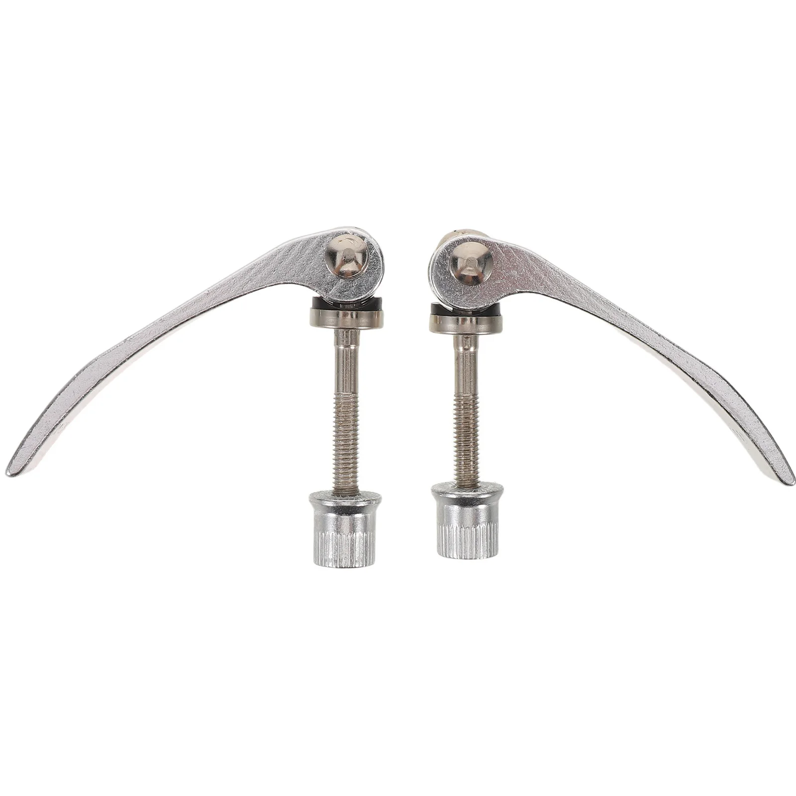 

2pcs Bike Seat Clamp Quick Release Aluminum Alloy Bicycle Seatpost Clamp For Folding Mountain Bike Easy Installation Front Rear