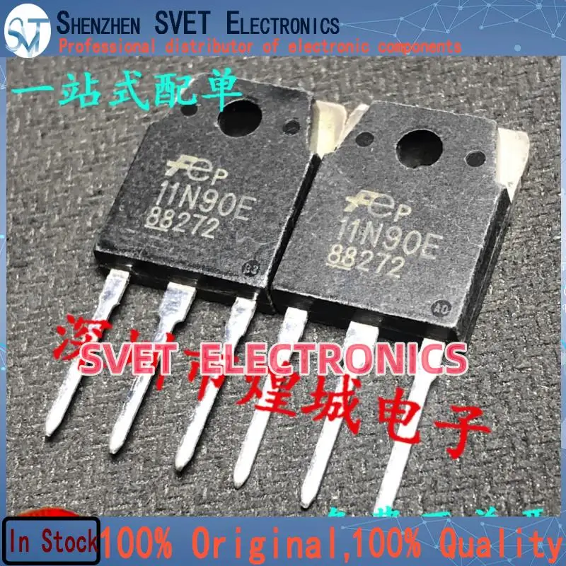 10PCS-50PCS  11N90E FMH11N90E  TO-3P MOS 900V 11A Original In Stock Fast shipping