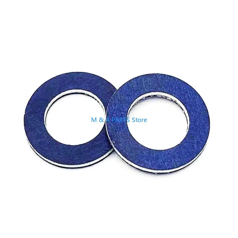 U1JF 10Pcs Oil Drain Plug Washers Oil Pans Gaskets Washer Practical Car Accessories