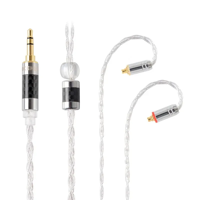 NICEHCK LitzPS 4N Litz Pure Silver Earphone Upgrade Cable 3.5/2.5/4.4mm MMCX NX7MK4/QDC/0.78mm 2Pin for DB3 KXXS Youth ST-20 NX7 - Image 6
