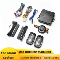 Car Alarm Remote Control PKE Car Keyless Entry Engine Start Alarm System Push Button Remote Starter Stop Auto