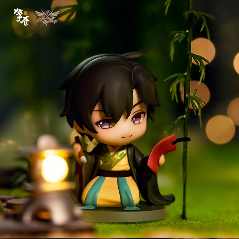 

Original QingCang The King’s Avatar WangJiexi Q Version Action Figure Toys Kids Gifts Anime Periphery Model Doll Toys Pendant