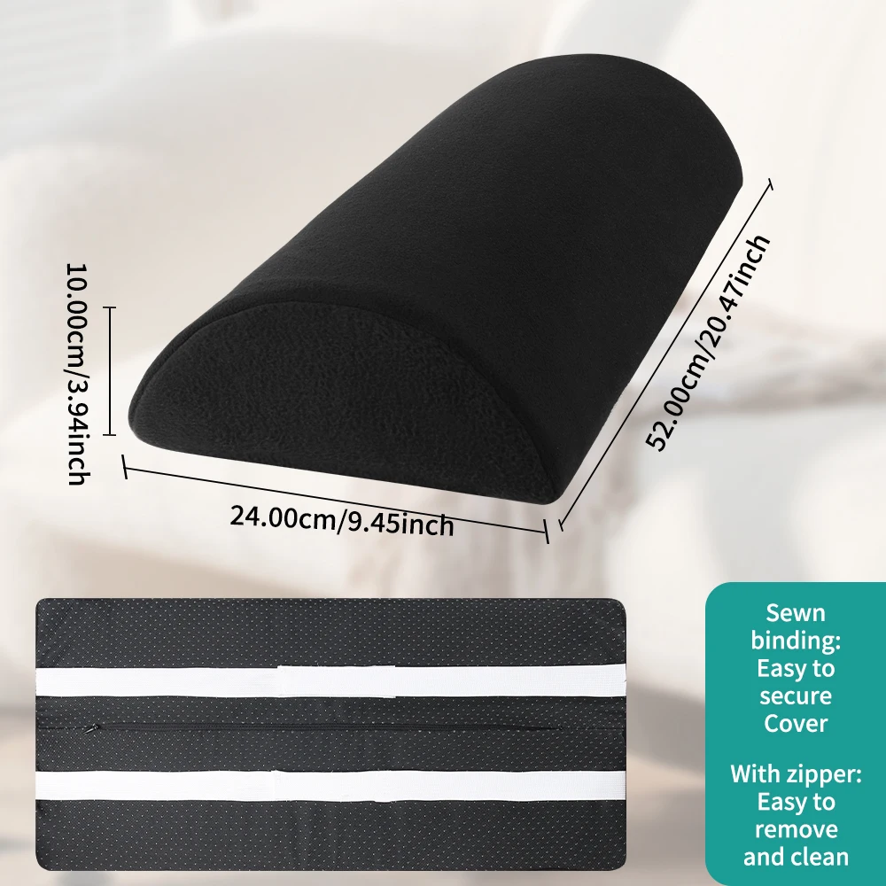 1 Piece Ergonomic Foot Pillow For Sleep and Rest, Suitable for Bed Chairs, Sofa Headrests, Backrests, and Foot Support