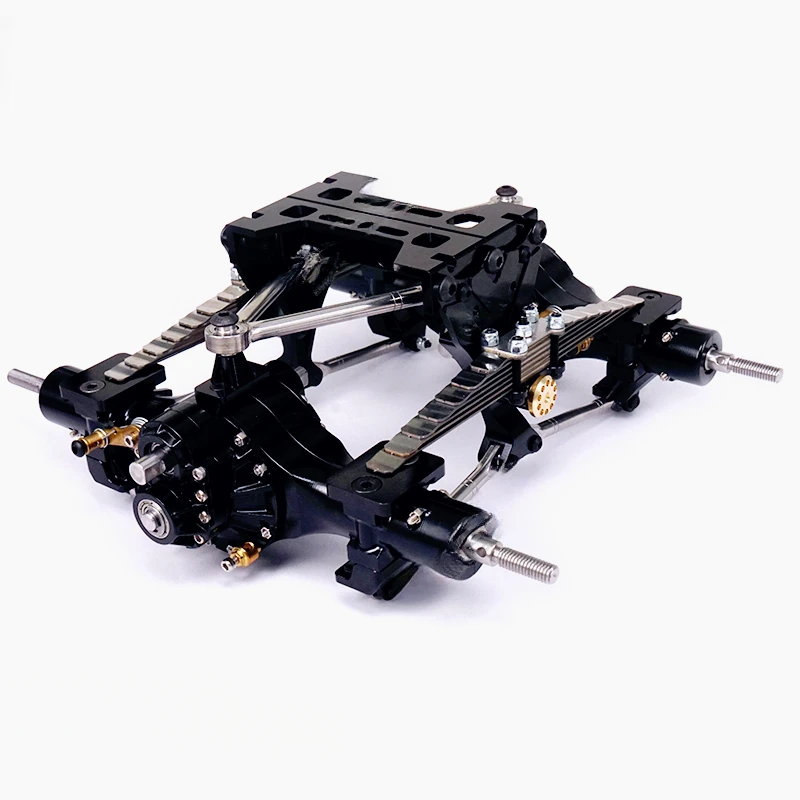 

Dual-axle Rear Suspension Assembly for 1/14 Tamiya RC Truck Dump Truck SCANIA 770 VOLVO ACTROS BENZ MAN LESU Model Car DIY Parts