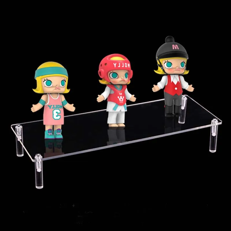 1-5 Tier Acrylic Display Stand,Clear Display Riser Rack for Cupcake,Perfume Doll Décor and Organizer Amiibo Funko POP Figures