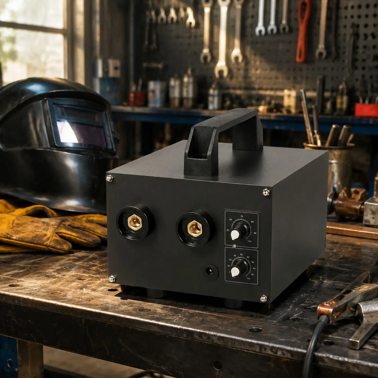 1600A 6700W Batterie-Punktschweißgerät 40-100A Einstellbarer Strom 0-100s Pulsschweißwerkzeug für 18650 Batteriepack-Montage EV Powerbank Laptop-Akku Vernickelter Stahl 0,25mm Edelstahl 0,3mm Schweißen – Detail 8