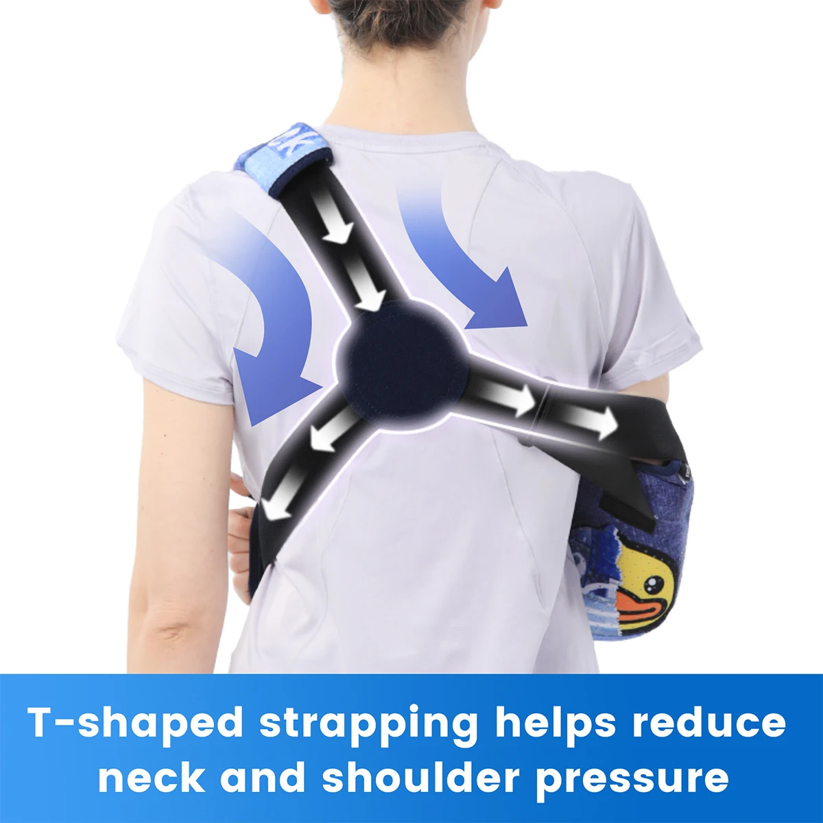 VELPEAU Arm Sling Medical for Broken Hand, Fracture and Dislocation Forearm Support Arm Brace for Shoulder Injury for Adults