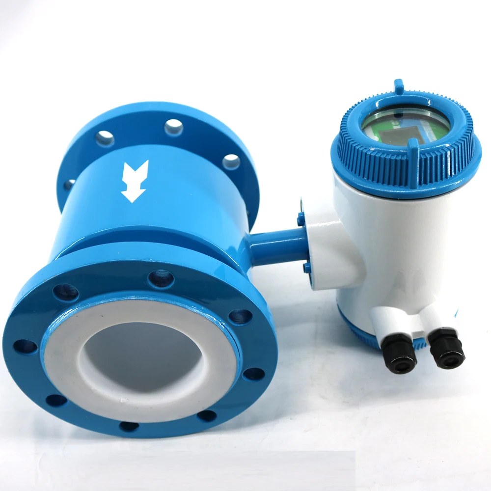 DN100MM Electromagnetic Flow Meter Measuring Range DN10~ DN600 Flow Range2.8274---282.7350m3/h