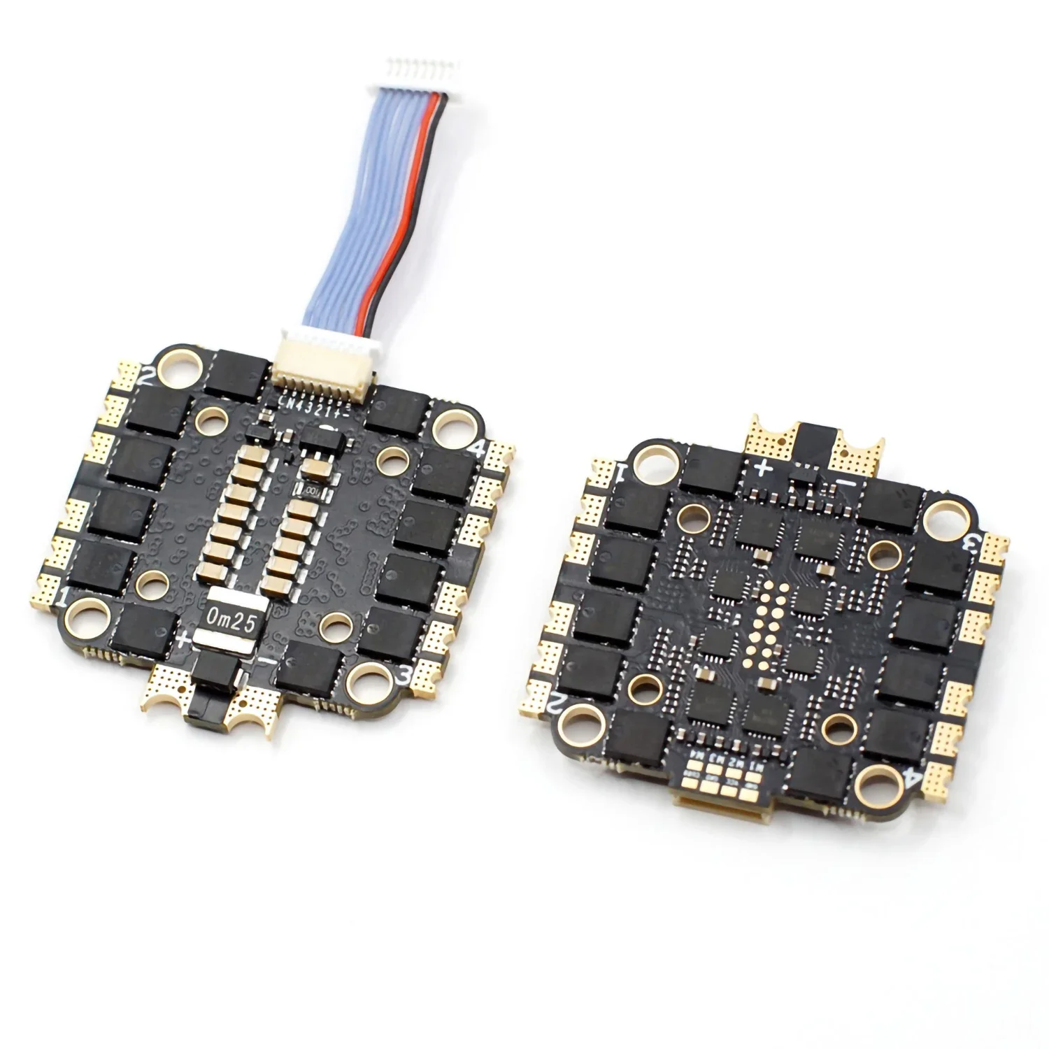 8-bit 30A/50A/60A  Brushless  4-in-1  ESC Compatible with 2S-6S LiPo Batteries Support PWM, DSHOT, ONESHOT for FPV Drones