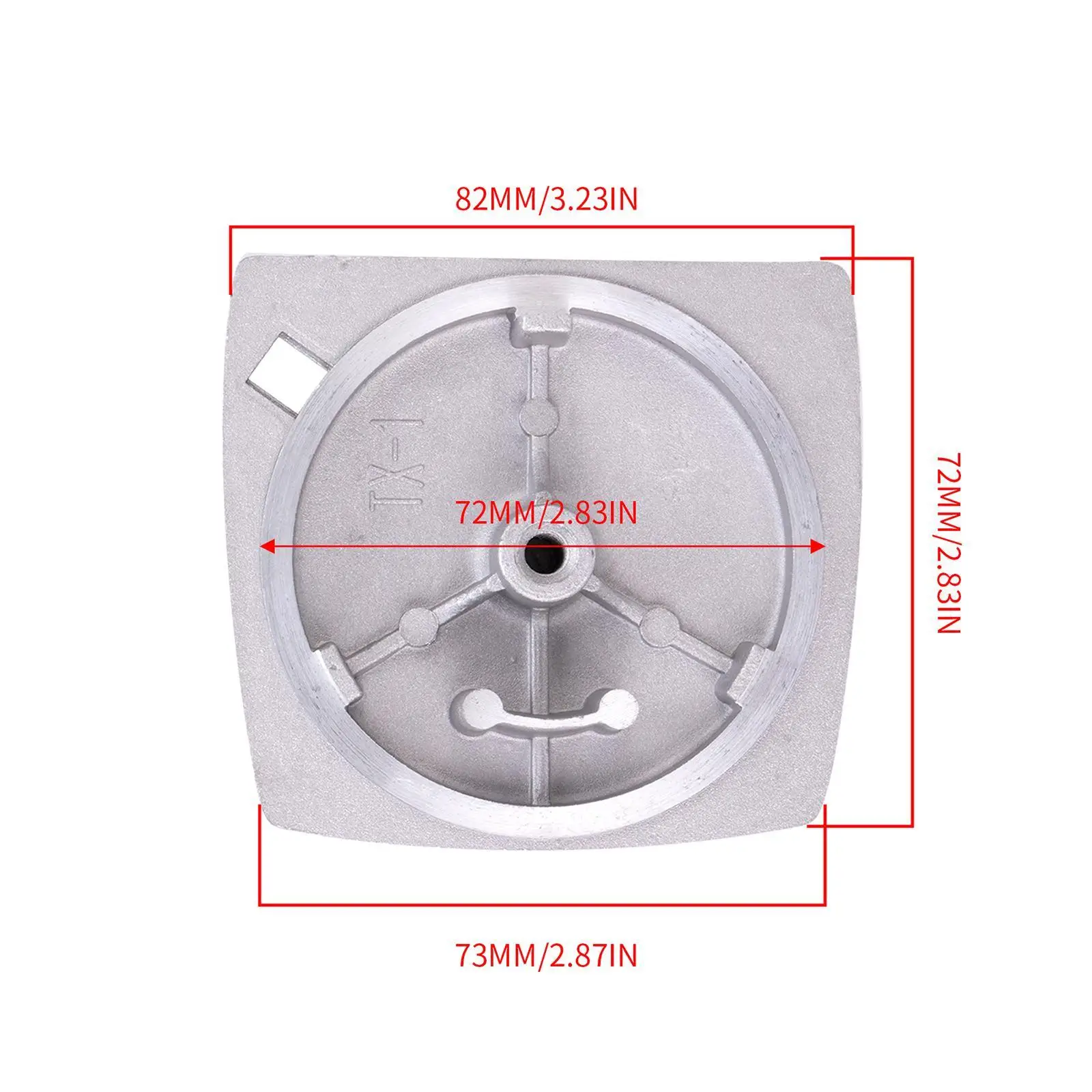 Easy Install Engine Cylinder Head Round Cover Aluminum Spare Component for 110CC 125CC Dirtbike Garage Repair