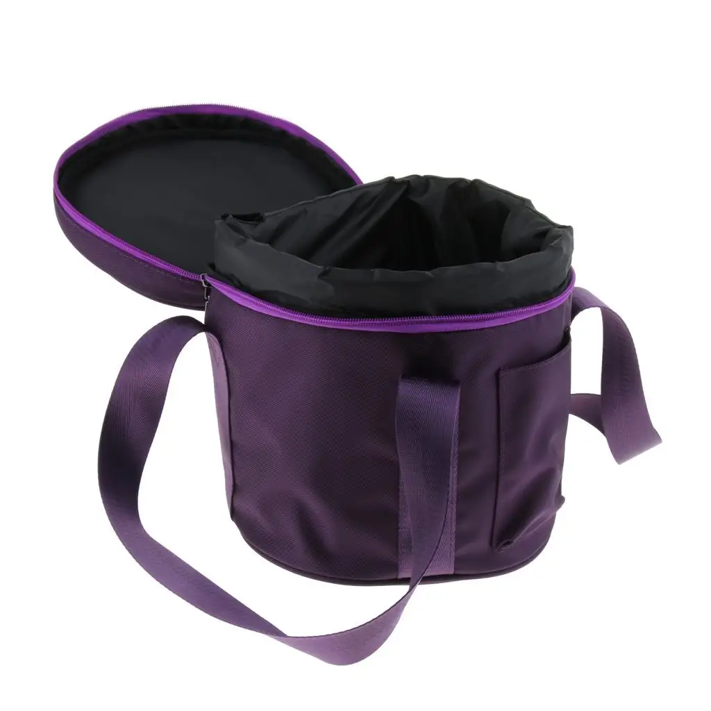 Sunnimix Portable Cotton Storage Carry Case Bag Carrier for 6-14inch Singing Bowl Parts