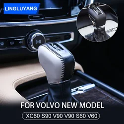 Per volvo XC60 XC90 S90 coprivolante cucito a mano in pelle v90 S60 V60 accessori speciali per auto