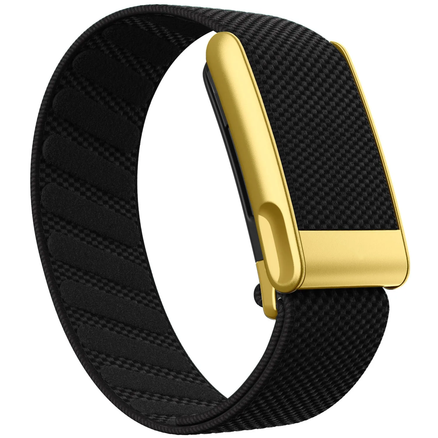 Suitable for Whoop 5.0 wristband strap, nylon woven elastic Whoop mg sports replacement strap, gold metal frame