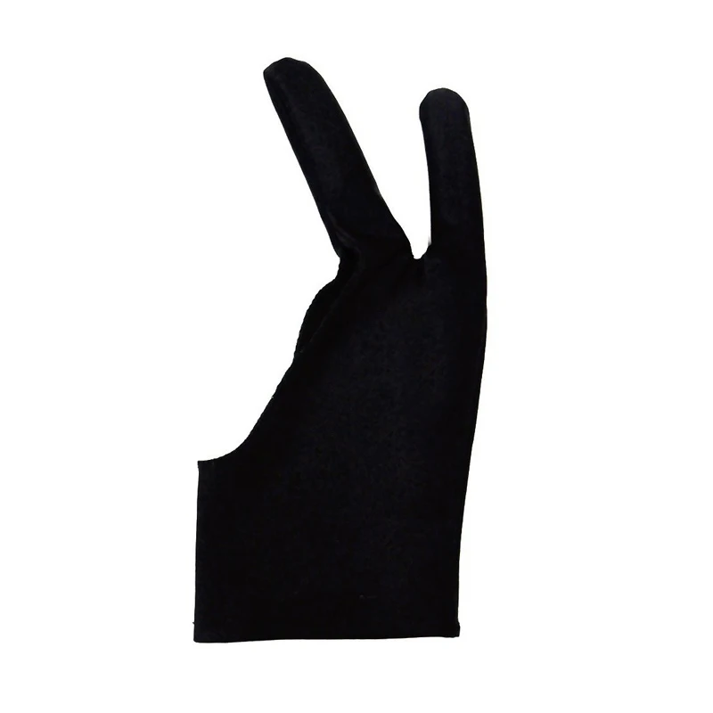 الرجال الرسم اللوحي قفاز قفازات الفنان مع 2 أصابع للوحة الرسم اللوحي النفط