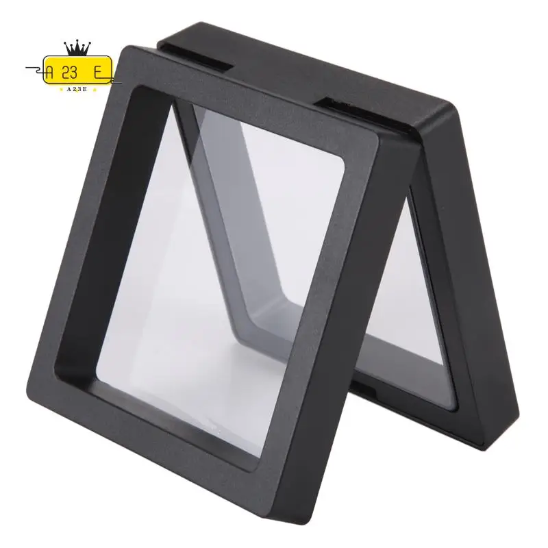 

A23E-Coin Display Box — набор из 30 3D-держателей с плавающей рамкой и подставками для монет-вызов, медальонов AA, ювелирных изделий, черных