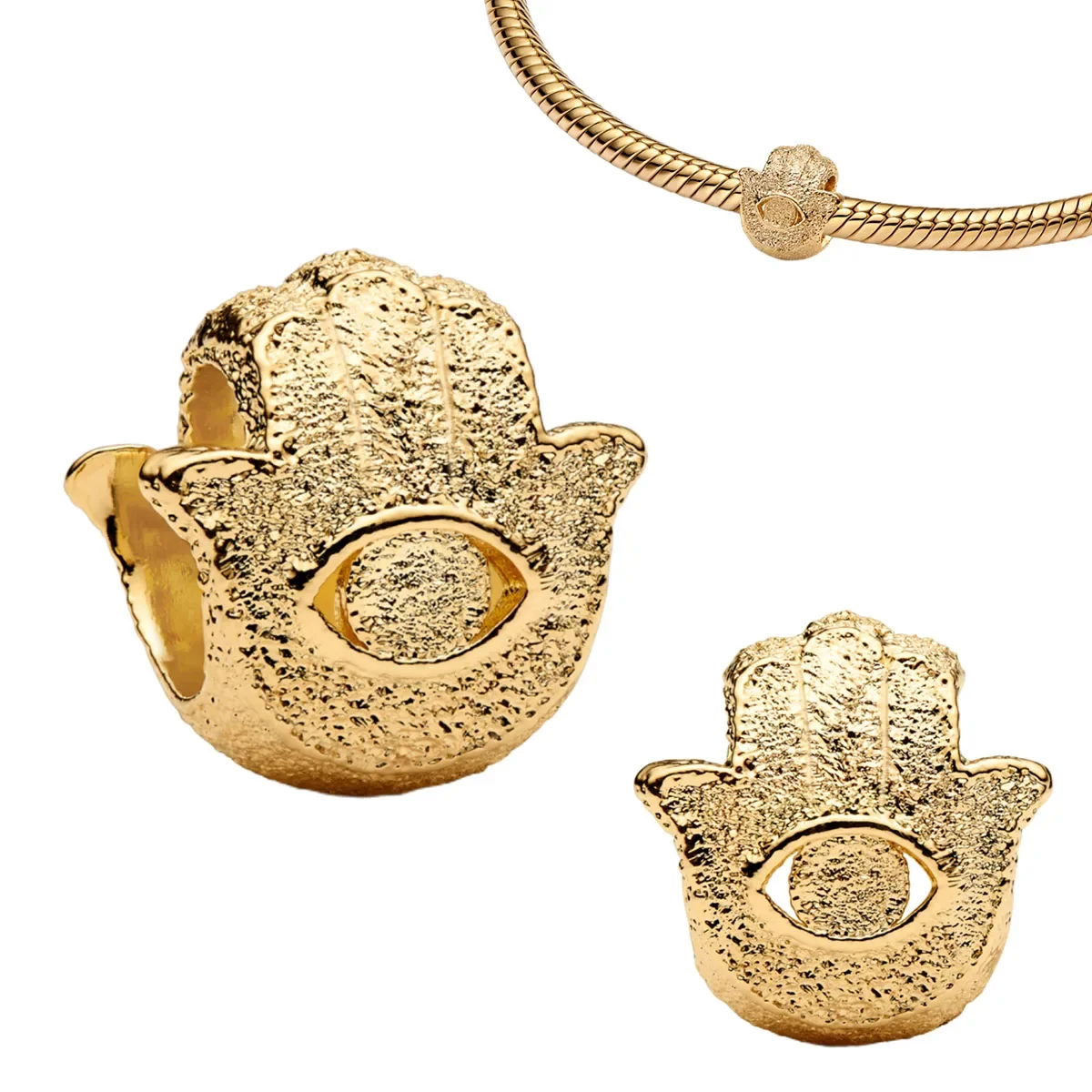 الرجعية 925 فضة الذهبي معدن لامعة الخرز الصغيرة سحر نجمة القمر الشمس شل شكل معلقة أساور يدوية قلادة أجزاء