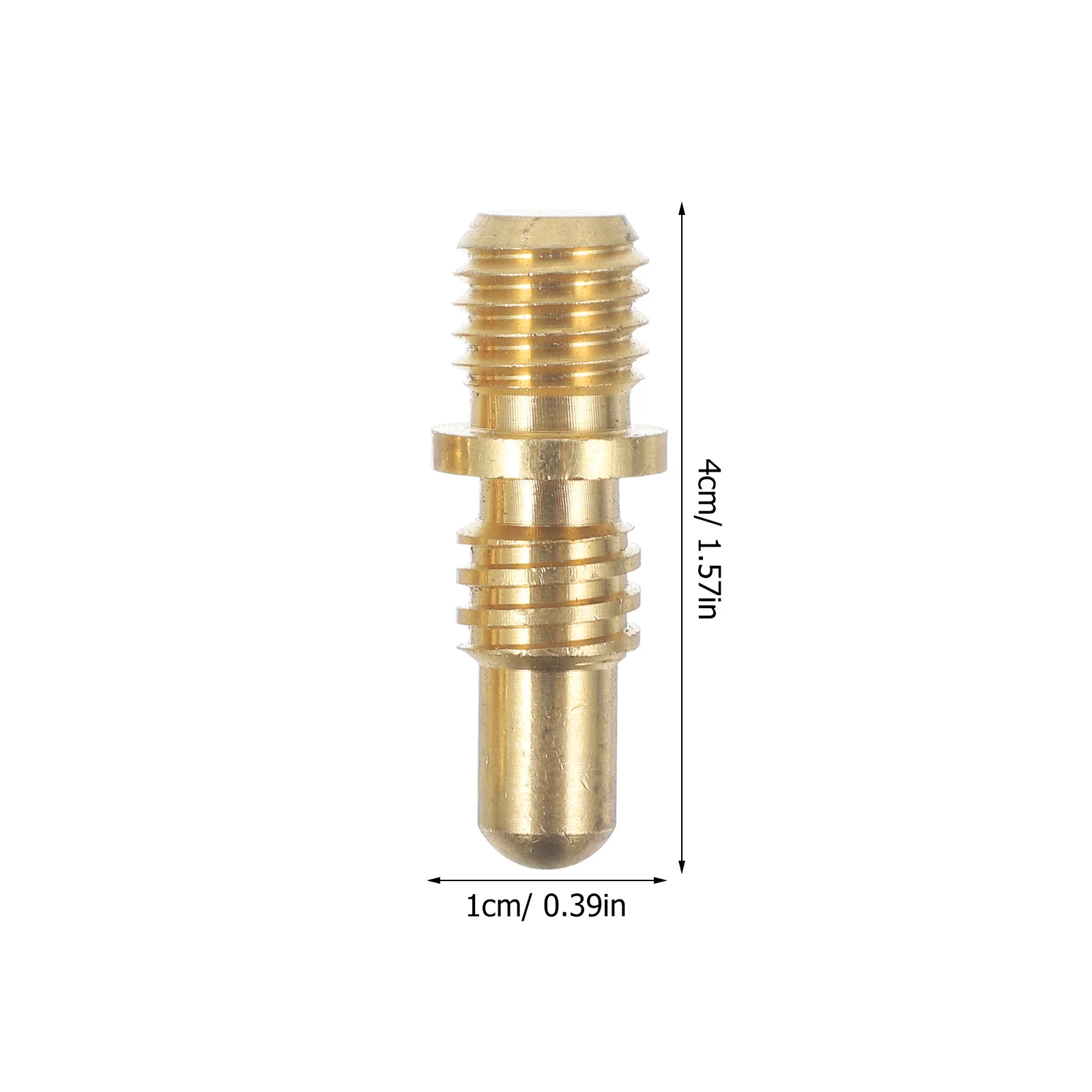 2Sets Billiard Cue Joint Pin Strong Copper Screws for Pool Cue Shaft Connection Reliable Non Deformable Fixing Hardware