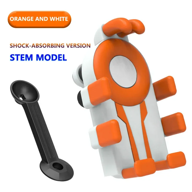 3-Layer Shock Absorption Motorcycle Phone Holder Stable MTB Mobile Phone Mount