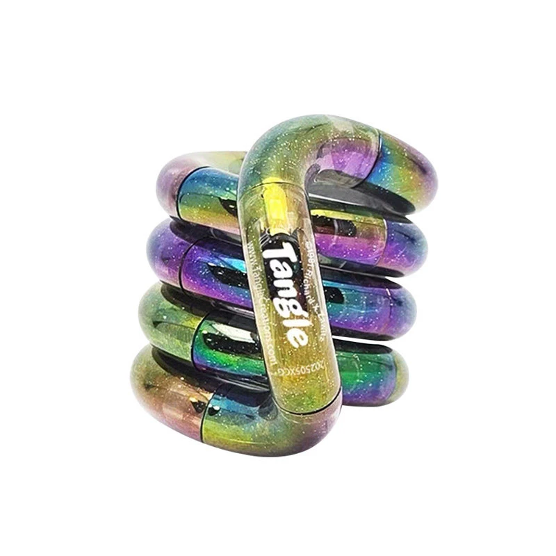 Original auf Lager: Tangle Twist Farbwechselnde Fossil-Spielzeuge, Multi-Serien Stressabbau-Fidget-Spielzeuge, ADHS-Achtungstrainingstools – Detail 20