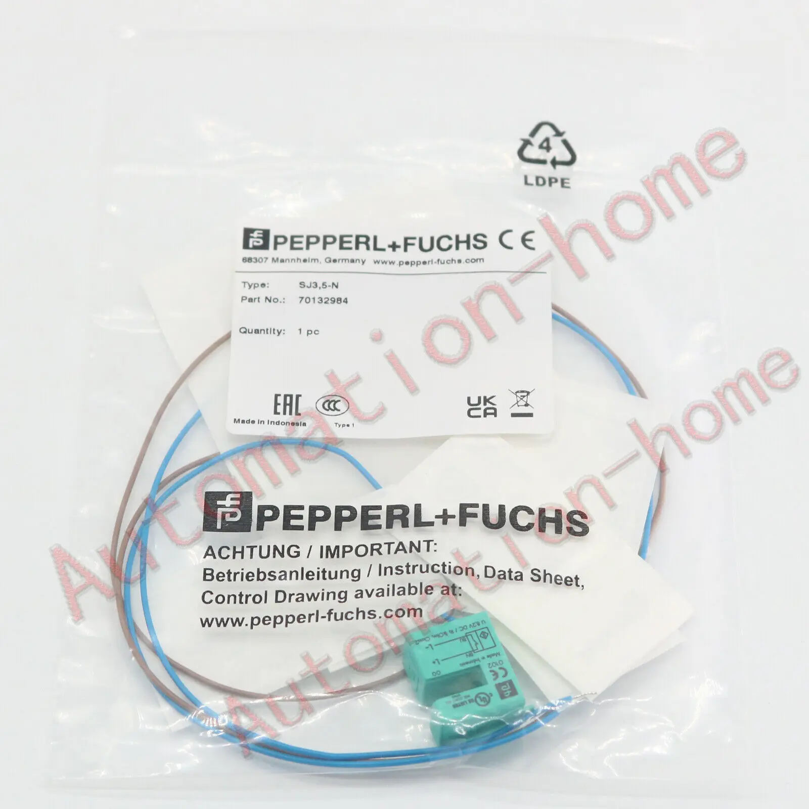 1PC New For Pepperl+Fuchs SJ3.5-N Inductiver Sensor free shipping