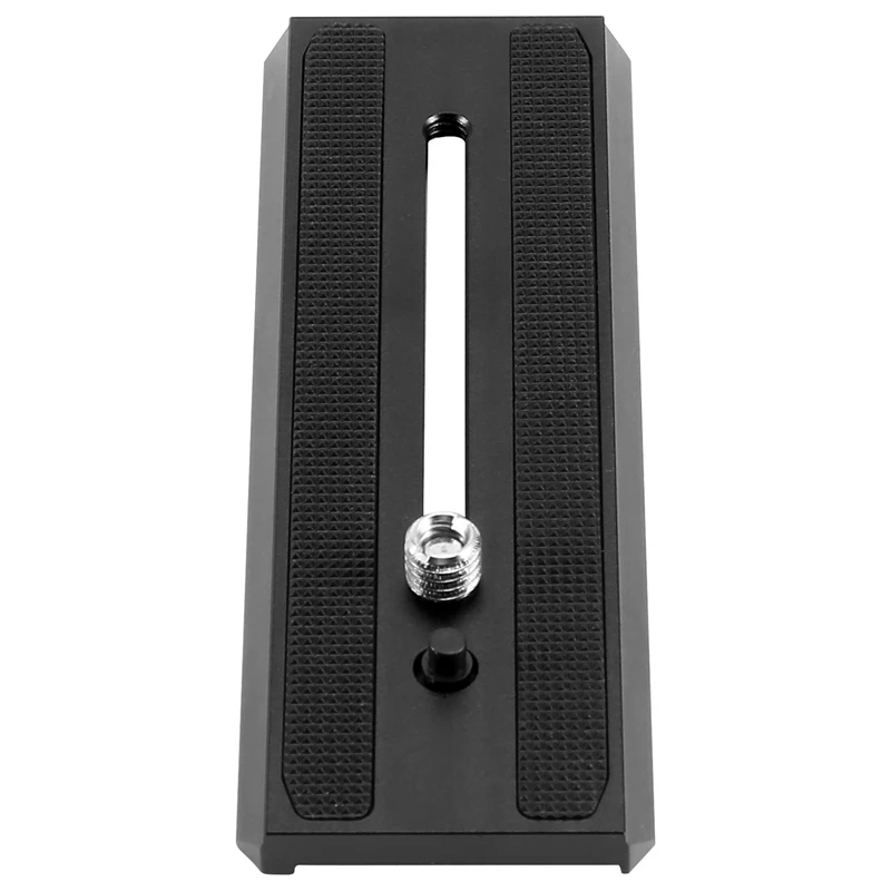 Sliding Quick Release Plate With 1/4 Inch And 3/8 Inch Screws For Manfrotto MVH500AH Quick Release Plate