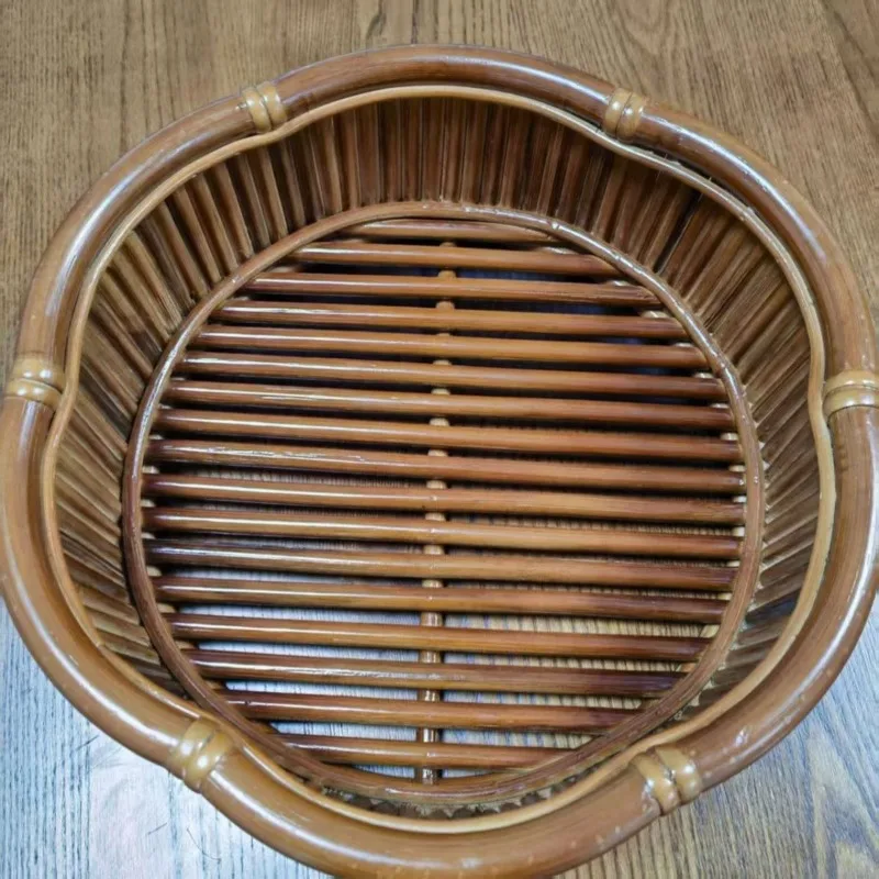 True vine rattan exquisite storage vegetable basket fruit basket moisture-proof and durable