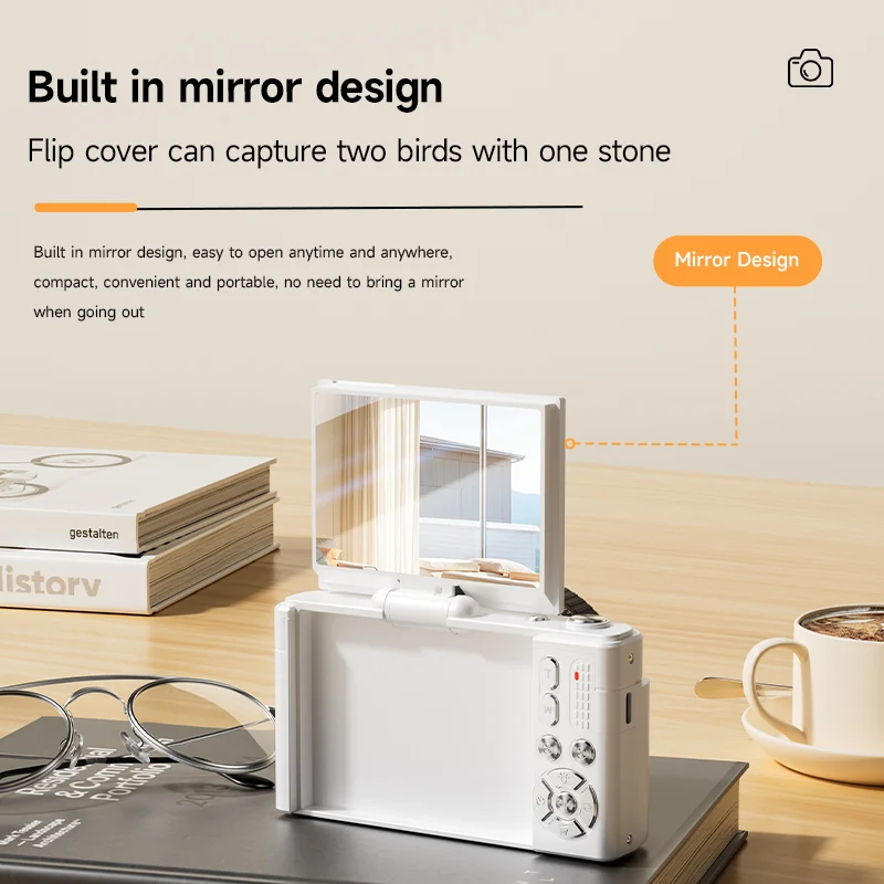 Цифровая камера 4K, 64 МП, 18-кратный зум, автофокус, компактная цифровая камера HD в стиле ретро, 2,8-дюймовый экран для DSLR-фотосъемки, путешествий, видеоблогов