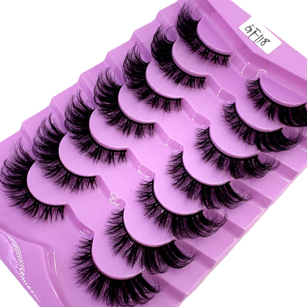 NOUVEAU 7 paires de cils manga cils 3D cils de vison aspect naturel cils de vison vaporeux moelleux oeil de chat cils Pack faux cils