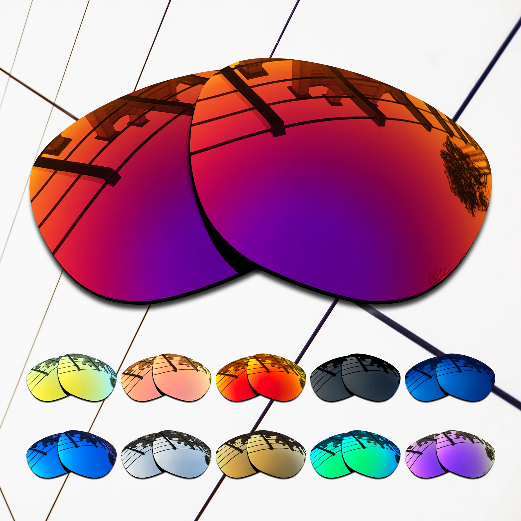 E.O.S Polarized Enhanced Replacement Lenses for-Costa Del Mar EU-11 Euro Sunglasses - Multiple Choice