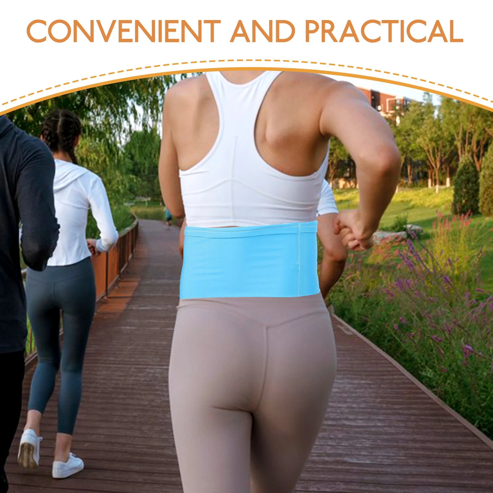 Riñonera para correr, bolsa ligera y transpirable para teléfono para hombres y mujeres, deportes al aire libre, senderismo, Camping, viaje, cinturón, 1 Uds.