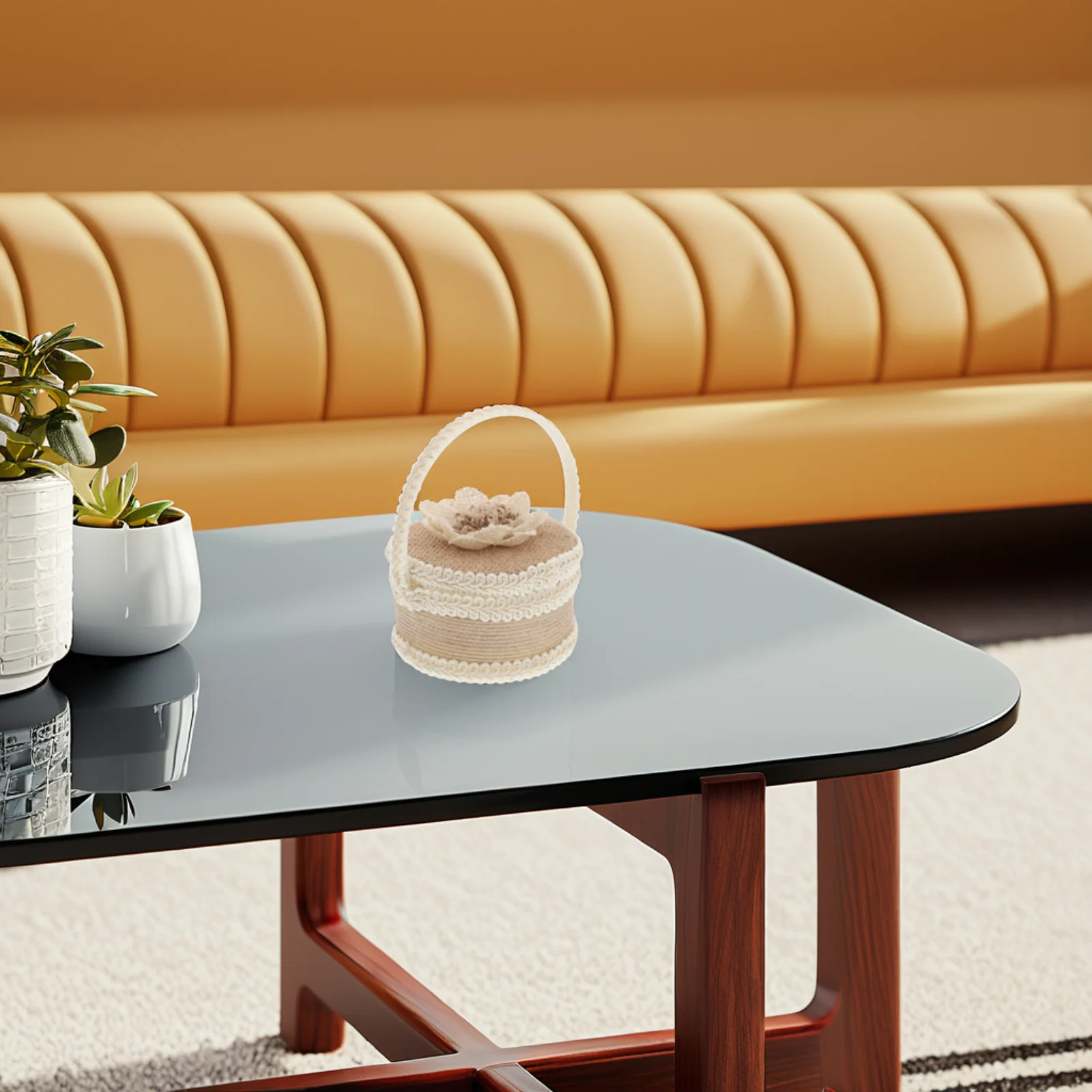 

Handmade Burlap Wedding Ring Box Rustic Ring Bearer Box Flower Girl Basket Vintage Jute Wedding Ceremony Decoration