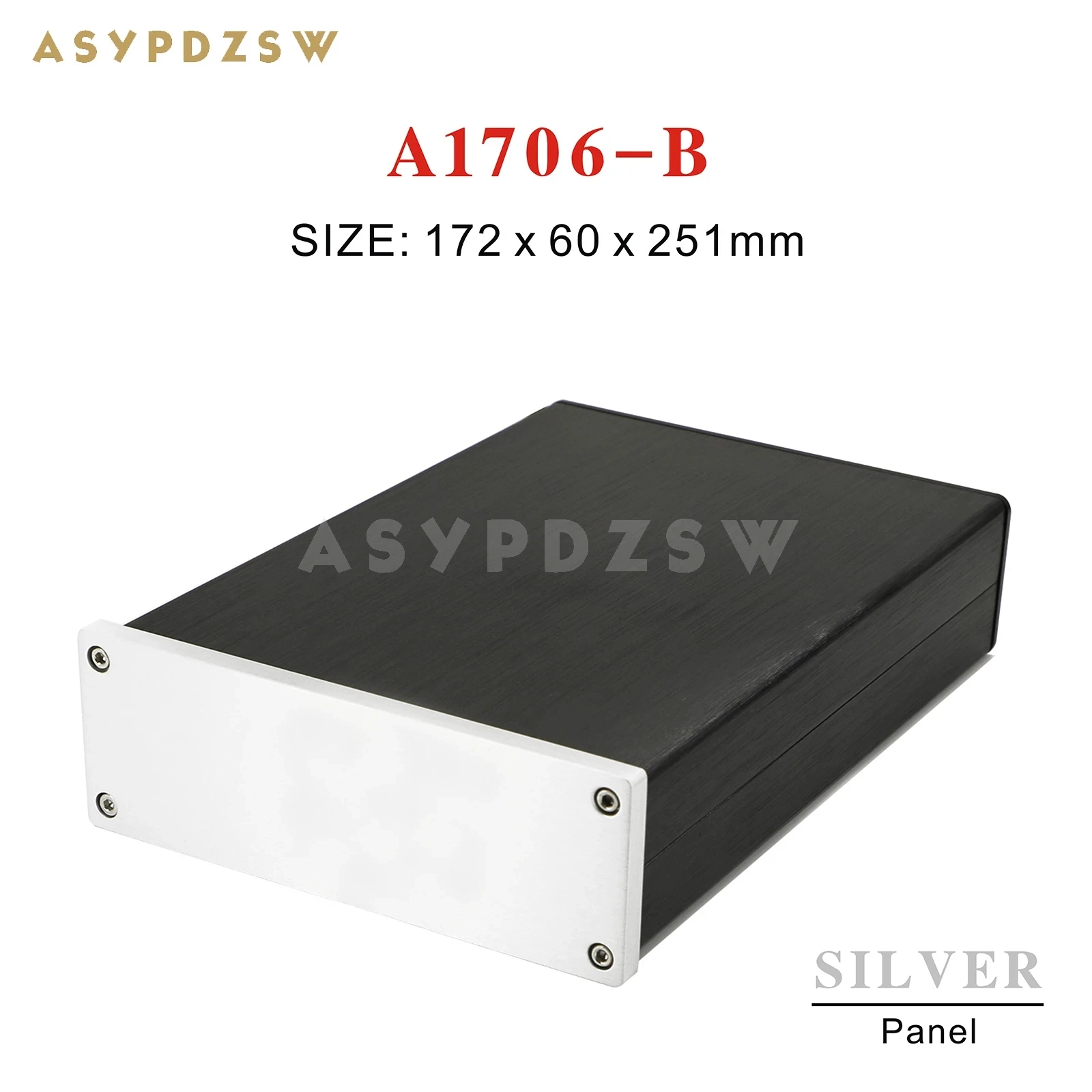 A1706-B Custodia AMP completamente in alluminio Custodia preamplificatore Telaio di alimentazione lineare Scatola DAC/PSU