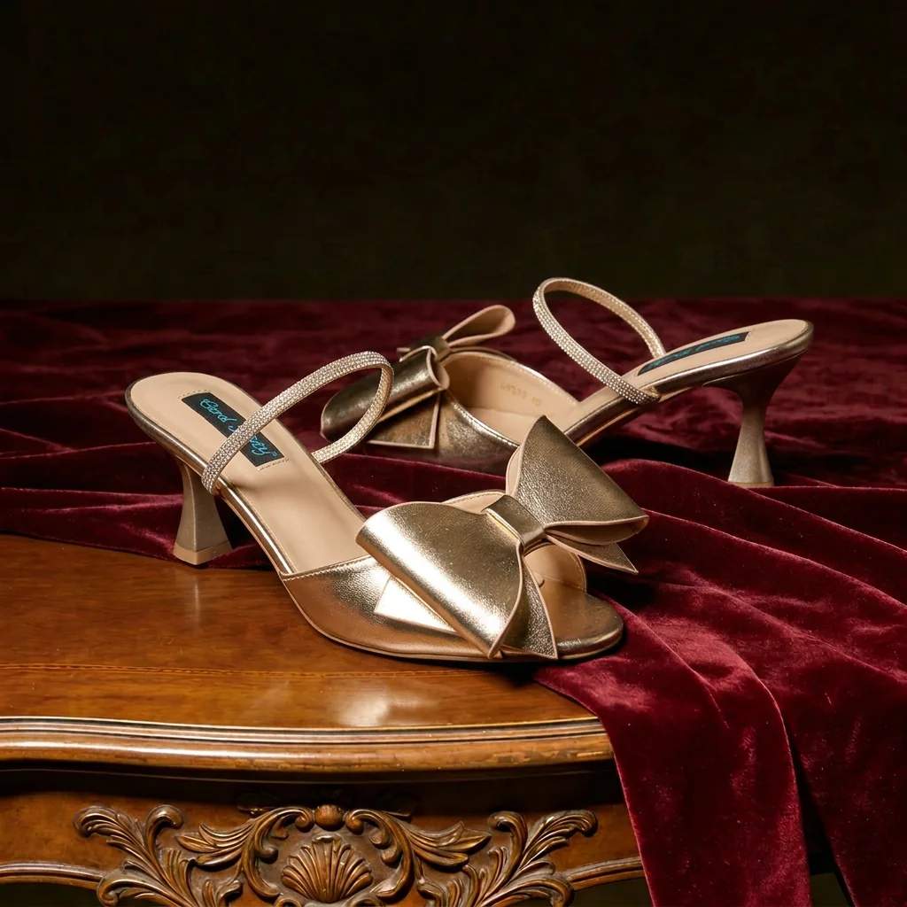 Queena Yan 2026 New Champange - Slingback Heel Formal ulasan dan harga