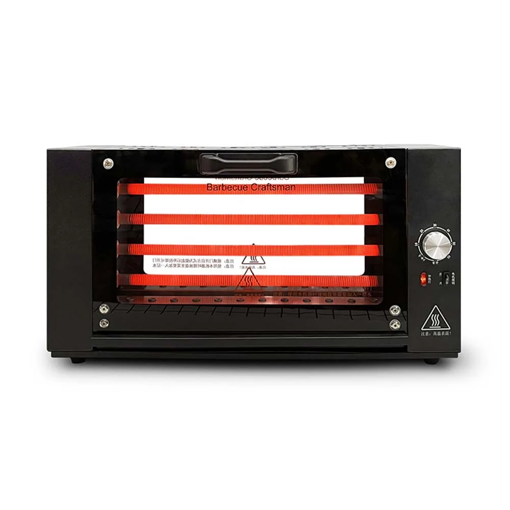 Electric Oven Smokeless Barbecue BBQ Kebab Rotary Machine Grill Automatic Rotation Rotisserie Roast Domestic Lamb Skewers