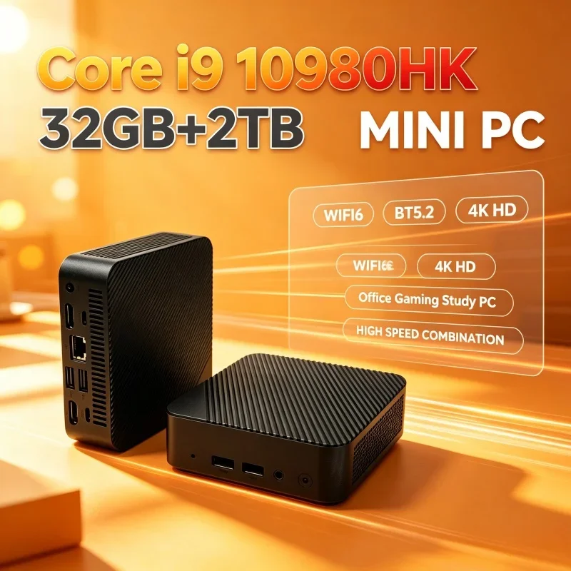 2026-portable-mini-pc-core-i9-10980hk-16gb-large-ssd-wifi6-bt52-fluid-4k-hd-small-compact-home-business-computer