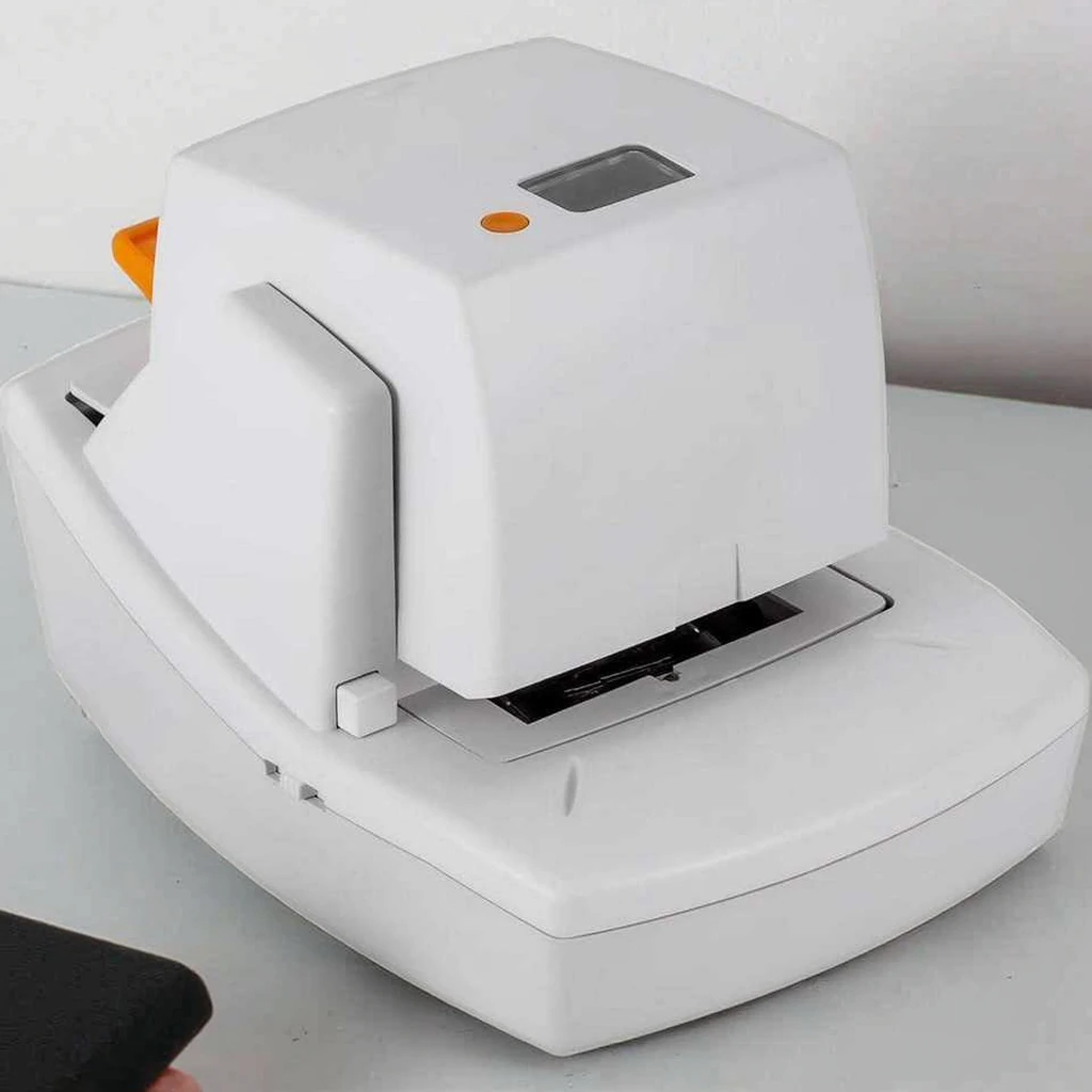 ZEQUAN DJ-70 Portable Electric Stapler Heavy-Duty 70 Sheet Automatic Flat Stapling No Paper Jamming Manual Power Desktop Stapler