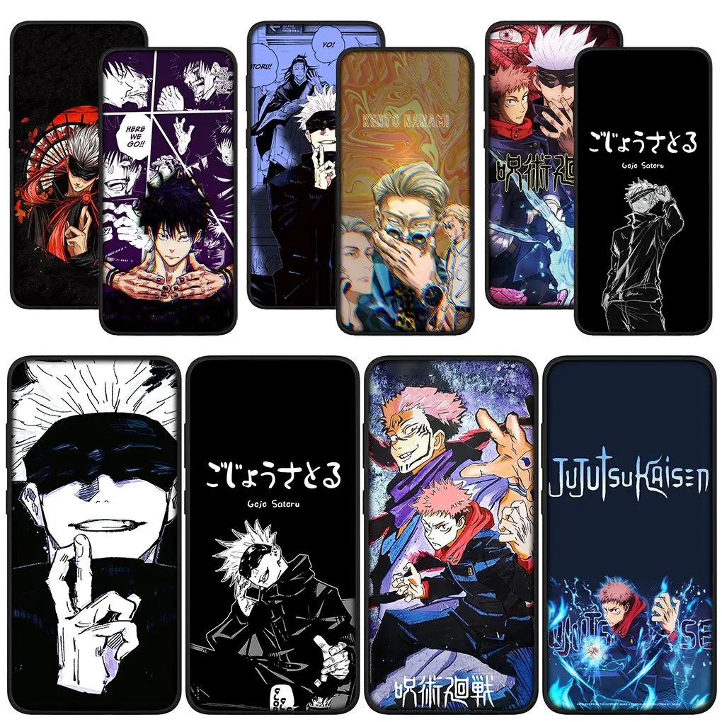 Itadori Yuji Jujutsu Kaisen Gojo Satoru Cover for OPPO A17 A15 A16 A12 A53 A54 A55 A56 A57 A77 A76 A94 A92 A72 A52 A96 A74 Case