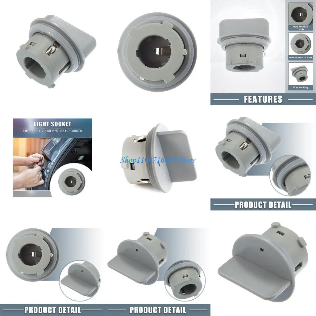 

y1gd P21W LED Bulb Adapter Holders Socket Base for 335i 335xi 328i E90 E91 Replaces 63117159570 Turn Light Holder