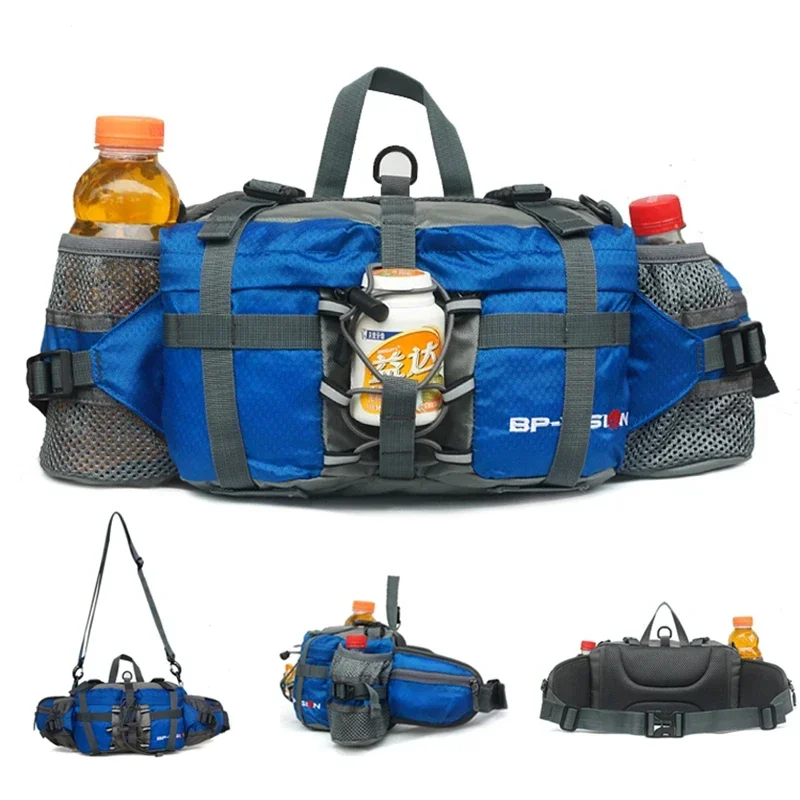 Outdoor Wandelen Taille Tas, Water Cycl Rugzak, Sport Mountain Fles, Waterdichte Nylon Camping Rugzak, Jacht Accessoires