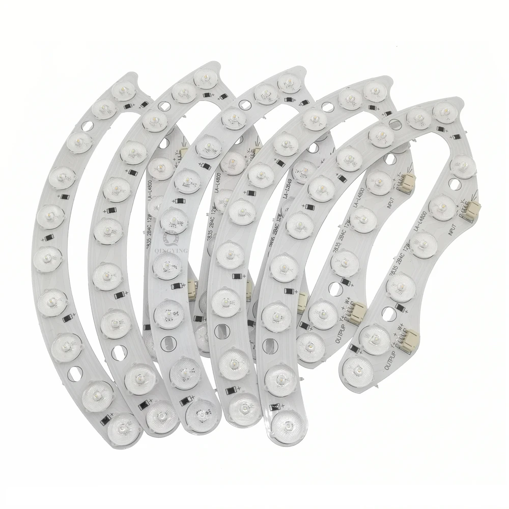 Doul Color LED Module 6W 8W 12W 18W 24W 30W 40W With Lens, 3000K 4500K 6500K Three Colors Light Source For Ceiling Lamp DIY