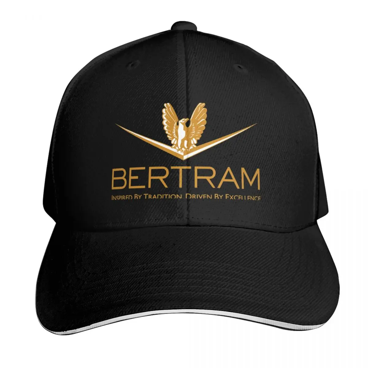 BERTRAM YACHTS Baseball Cap Breathable Mesh Back Adjustable Buckle Closure Moisture Wicking Quick Dry