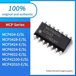 Originale MCP42100 MCP42010 MCP3428 MCP3424 MCP604 MCP6024 MCP4922-E/SL nuovo potenziometro digitale IC chip SOP-14